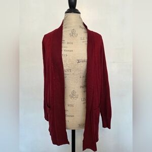 Women's Seven Manor Red Cardigan Size XL